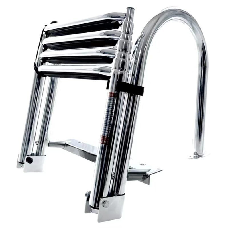 Stainless Steel Boarding Ladder With Handrail Stainless Steel Boarding Ladder With Handrail