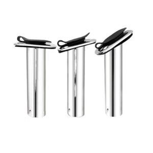 Stainless steel fishing rod holder