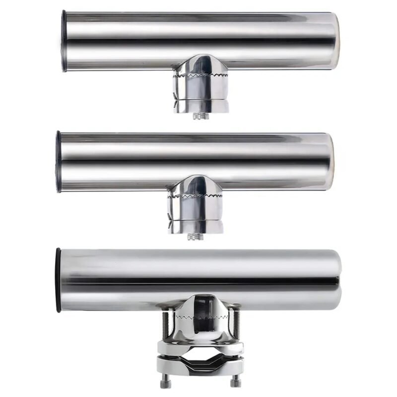 Clamp-on stainless steel fishing rod holder Clamp-on stainless steel fishing rod holder