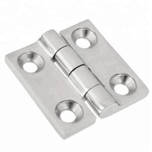 Stainless Steel Sliver Color Square Shape Casting Hinge