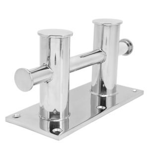316 Stainless Steel Heavy Duty Welding Double Cross Bollard for Mooring