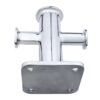 3 316 Stainless Steel Mirror Polished Heavy duty Single Cross Bollard For Docking