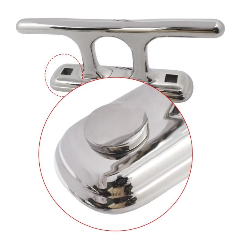 316 Stainless Steel Double Cross Heavy Duty Rope Cleat for Boats 316 Stainless Steel Double Cross Heavy Duty Rope Cleat for Boats