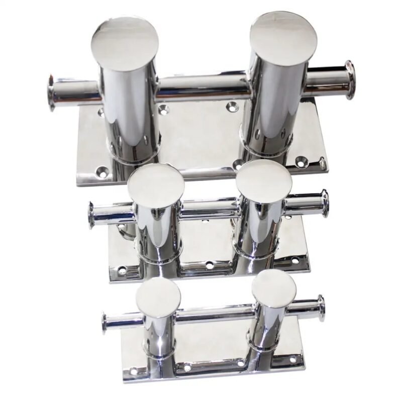 4 316 Stainless Steel Heavy Duty Welding Double Cross Bollard for Mooring